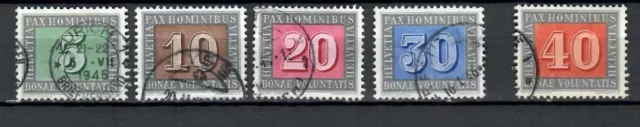 Switzeland  HELVETIA  PAX PEACE COLLECTION MH & USED STAMP  LOT (HELV 44 C)