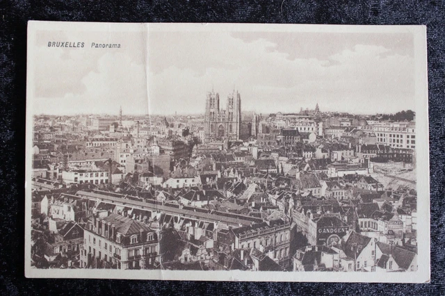 Postkarte Ansichtskarte Belgien Brüssel Panorama (M)