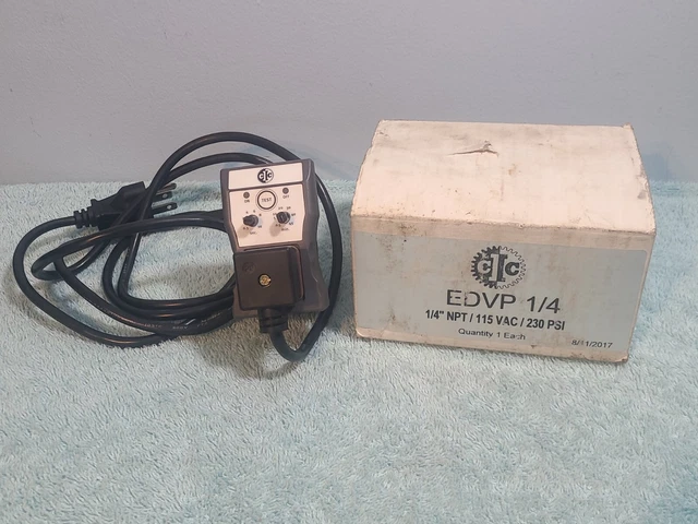 CIC EDVP - 1/4 Electric Drain Valve 115V - 230psi