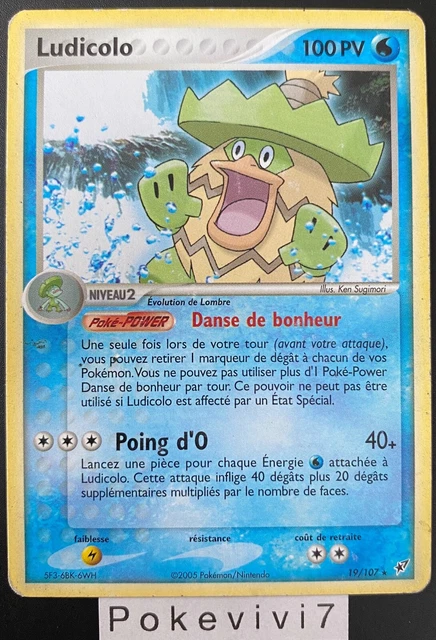 Pokemon Cards GAME 19/107 Rare Block EX DEOXYS FR USED