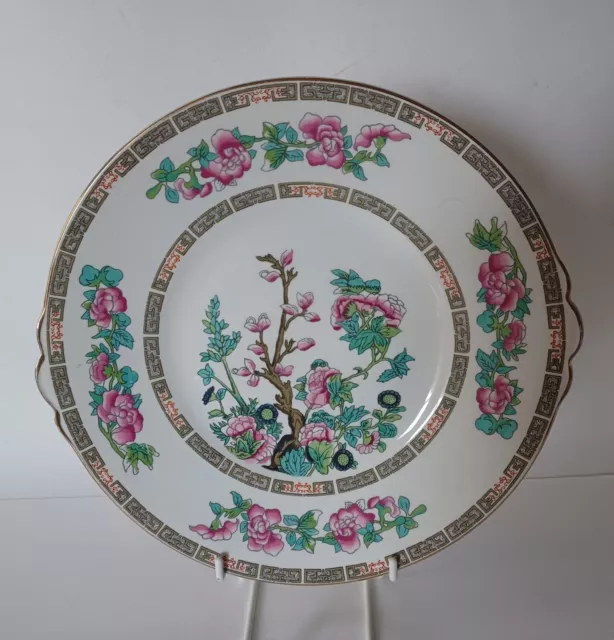 John Maddock & Son's Vitreous Indian Tree Cake Plate 23.5cm