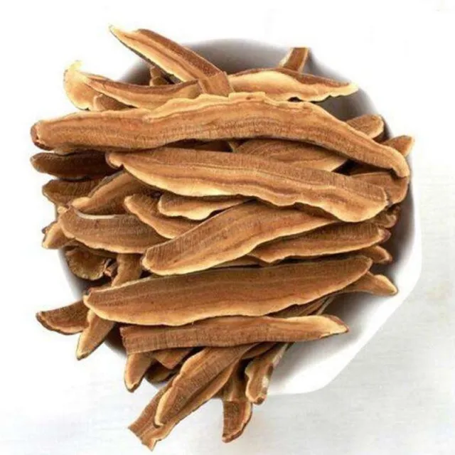 Rebanadas de té Lingzhi Lucidum secas hongos Reishi Ganoderma alimento saludable