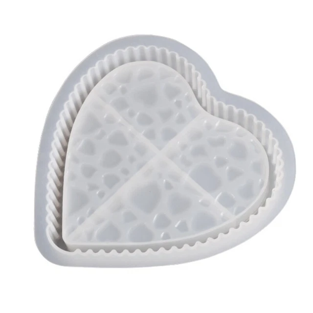 Heart Shape Storage Box Resin Mold Jewelry Tray Silicone Mold Cute Decorative