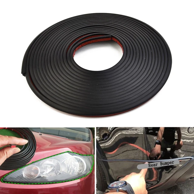 Bande D'Étanchéité En Caoutchouc EPDM Pour Toit Ouvrant – 3m X 1.5cm – Universelle, Noire – Neuf