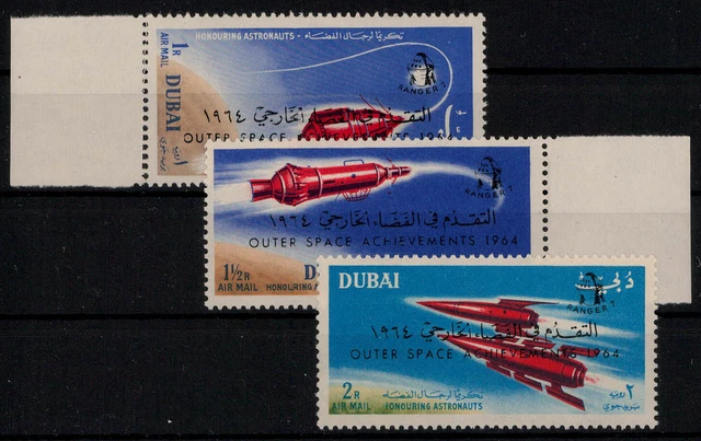 Dubai; Mondsonde  "Ranger 7"  1964 kpl. gezähnt **  (13,-)