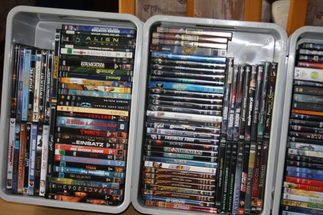 DVD Sammlung 178 Titel DVDs u. Blu rays z.B. Star Trek Next Generation komplett