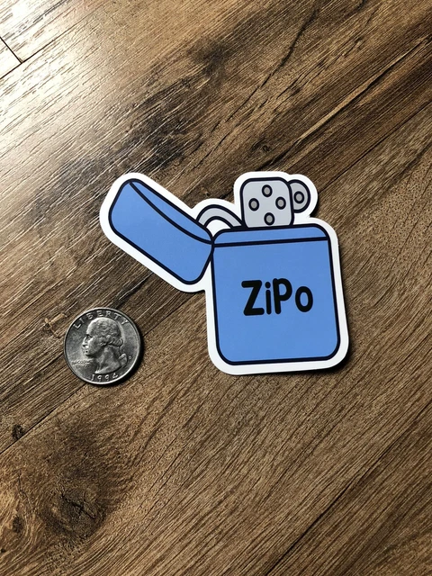 Encendedor Zippo Dibujos Animados Linda Calcomanía Vinilo Pegatina Botella de Agua Laptop Impermeable