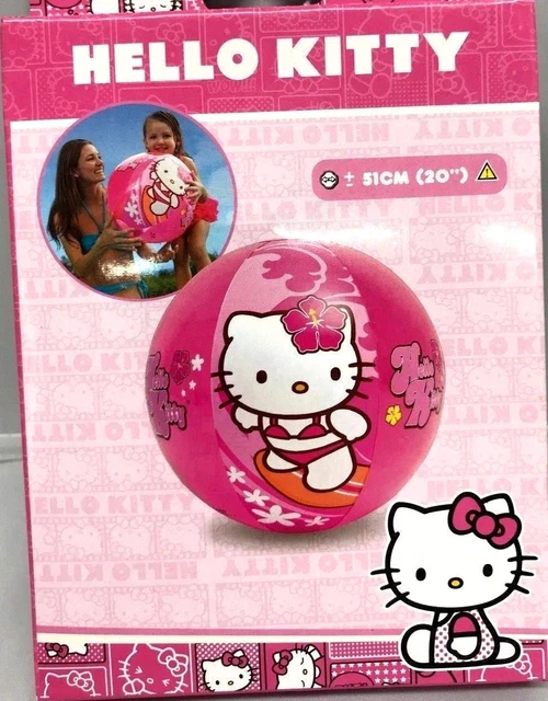 INTEX HELLO KITTY Kids Boys Girls Swimming Inflatable Beach Ball