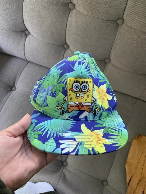 NICKELODEON SPONGEBOB SQUAREPANTS Tropical Snapback Unisex Hat Cap Blue Green $20.34 - PicClick CA