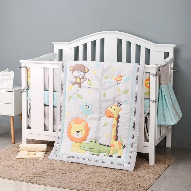3PCS Enchanted Forest Baby Nursery Crib Bedding Sets Holiday Special NEWxpxpds