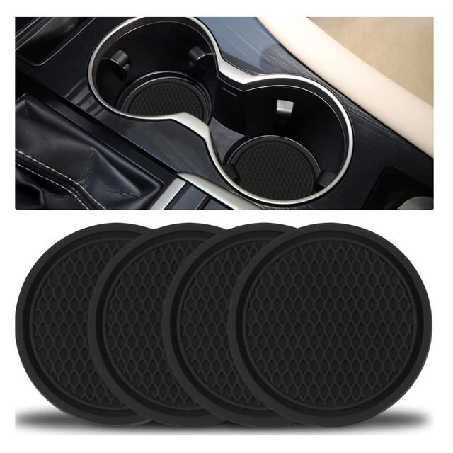 Car Cup Coaster, 4PCS Non-Slip Cup Holders...n