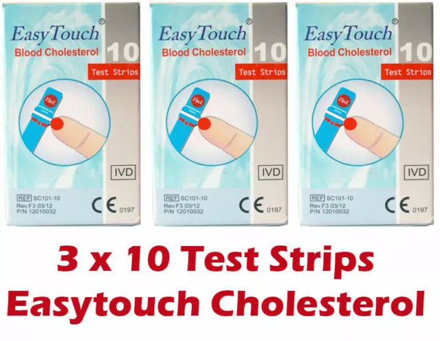 3 scatole (10 strisce) strisce reattive colesterolo EasyTouch Easy Touch