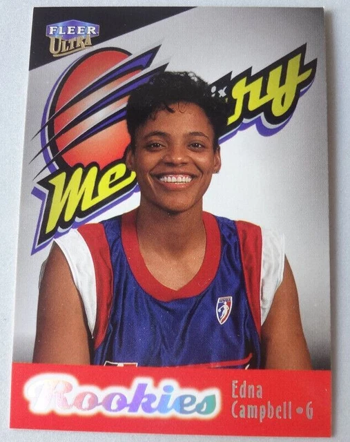 CARTE RECRUE EDNA Campbell Phoenix Mercury WNBA 1999 Fleer Ultra 108