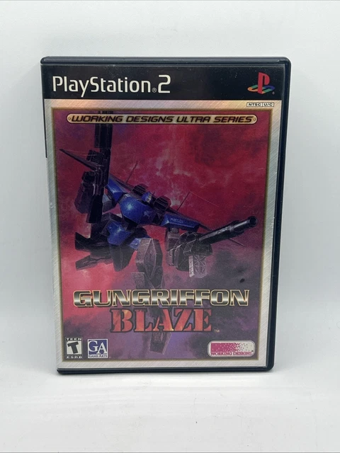 Jeu PS2 Gungriffon Blaze - Version Japonaise NTSC-J - Bon état - Jeu De Tir Mécanique