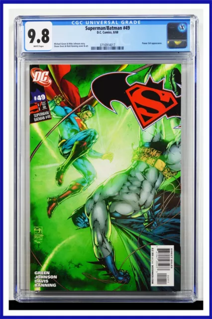 Superman Batman #49 CGC Graded 9.8 DC August 2008 White Pages Comic Book