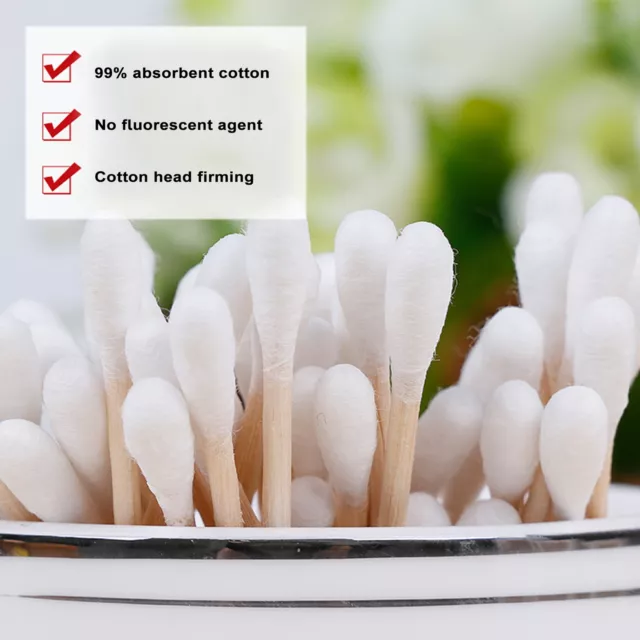 Beauty Tool Cotton Swabs Comfortable Grip Multi-functional Disposable Swab 2