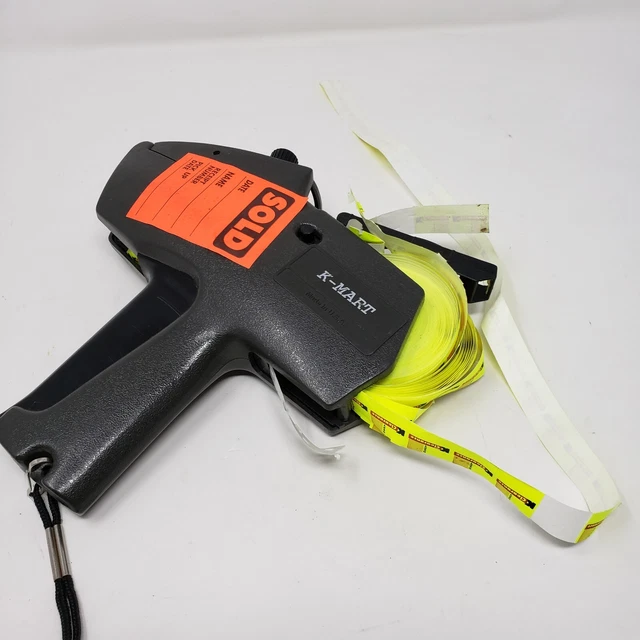 VINTAGE WESTWOOD NJ Kmart Store 3202 Kmart Pricing Sticker Gun With