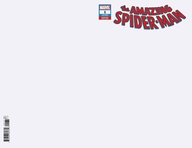 AMAZING SPIDER-MAN #1 NM – BLANK variant SKETCH cover MARVEL COMICS
