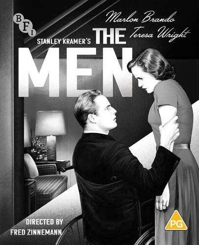 The Men Blu-ray (2022) Marlon Brando, Zinnemann (DIR) cert PG 2 discs