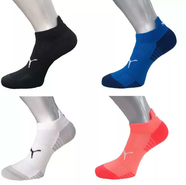 PUMA Polsterlippe Sport Füßlinge mit Frotteesohle - Funktions Sneaker Socken