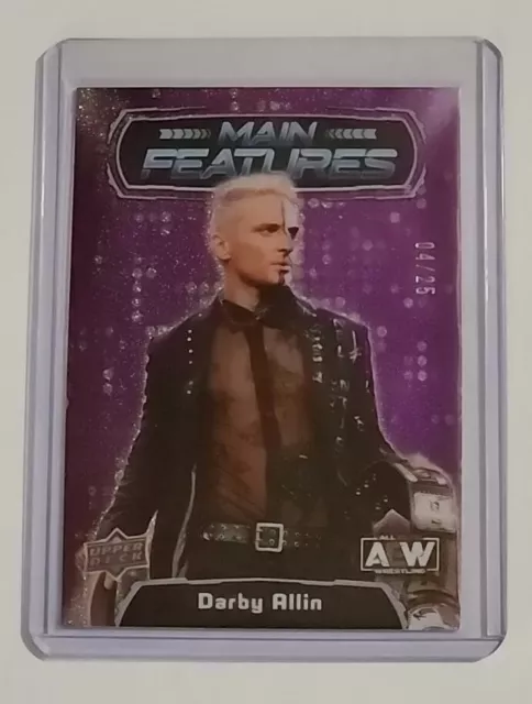 2022 Upper Deck AEW All Elite Lucha Principal Características Púrpura 04/25 Darby Allin