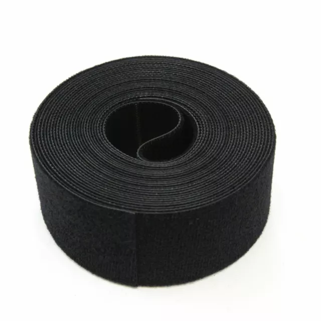 15FT REUSABLE 1.5 Inch Roll Hook & Loop Cable Fastening Tape Cord Wraps Straps 2