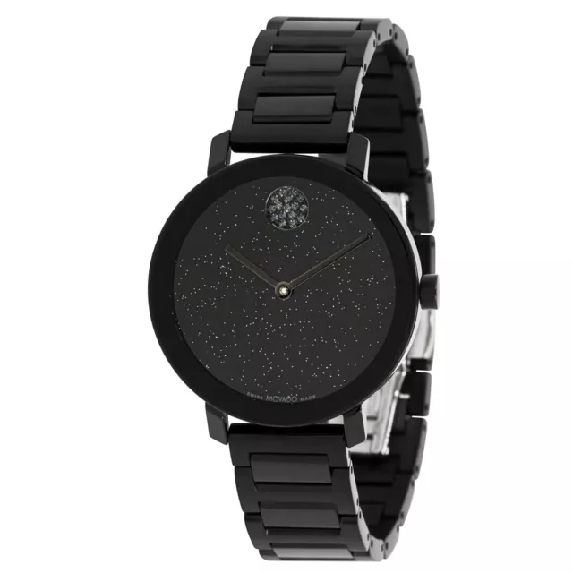 Movado 3600829 Women's Bold Black Dial Quartz Watch