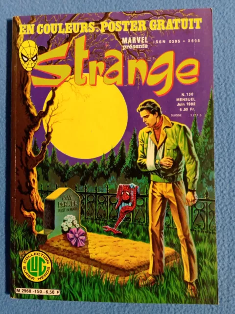 STRANGE n°150 AVEC POSTER ATTACHE - LUG - EO - QUASI NEUF - MARVEL