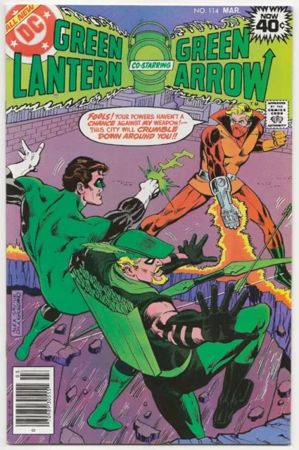 Green Lantern Green Arrow #114 Newsstand (1979 DC Comics) Bronze Age See Scans!