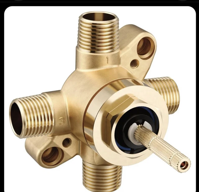 Válvula desviadora Moen U361CI M-Core 3 o 6 funciones 1/2" CC e IPS