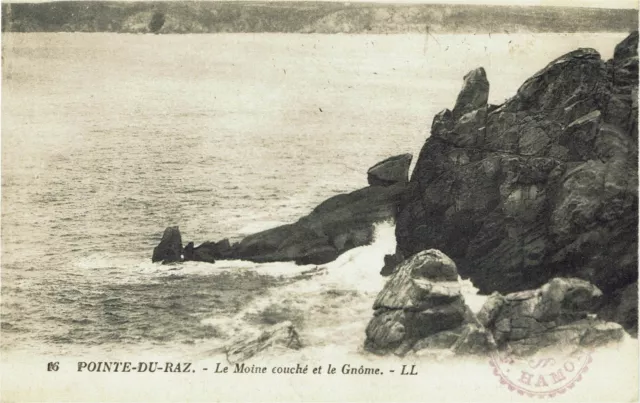 CPA -Carte postale - FRANCE - La Pointe du Raz - Le Moine couché (iv 262)