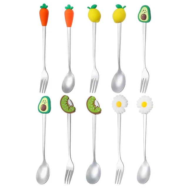 Accesorios de vajilla utensilios de cocina cuchara de té postre pastel creativo 1 pieza