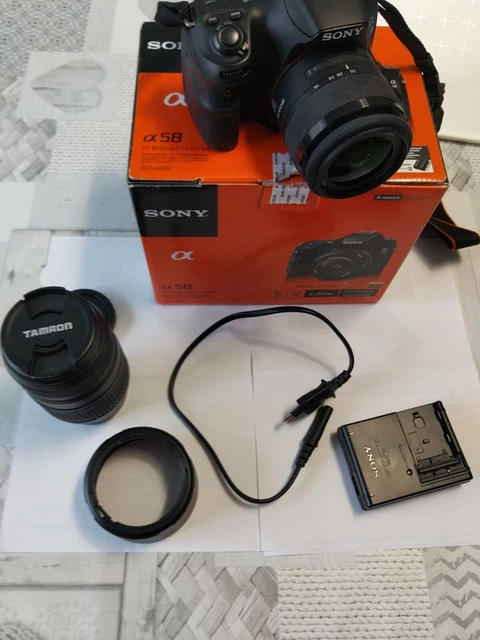appareil photo numérique Sony Alpha 58 Avec Objectif Sony 18-55mm + Téléobjectif