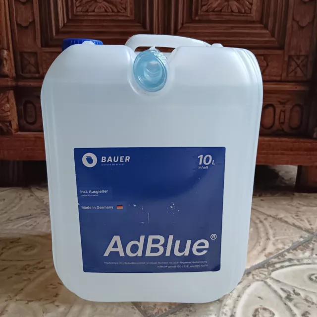 ADBLUE, AD BLUE - 10 Liter L - "BAUER" mit Ausgießer - Neu! ABHOLUNG + VERSAND