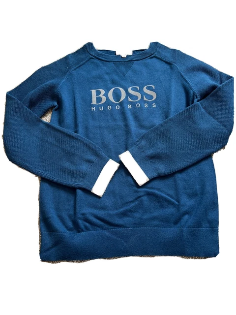 Boys hugo boss jumper sale