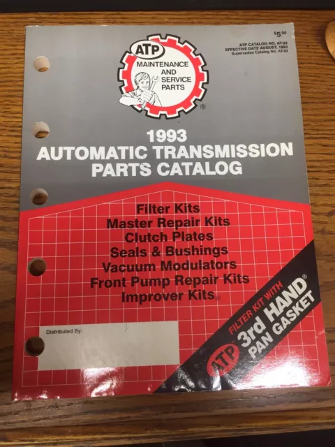 Vin 1993 ATP Master Catalog for Automatic Transmission Parts Domestic & Imported