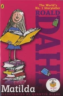 Bouts De Livre En Bois Roald Dahl – Matilda, Vintage Avec Petits Défauts