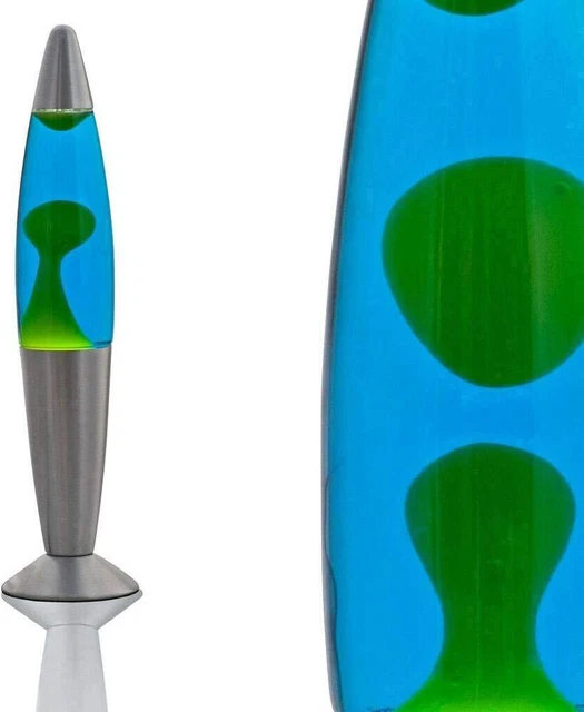 Lampe à Lave Bleu Et Vert Lamptobe - Effet Liquide 1,85m - 2 Ampoules R39 25W