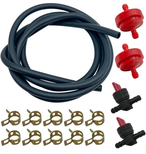 7FT 1/4” x 3/8” Fuel Line Hose Kit for Briggs MTD Craftsman Troy Bilt