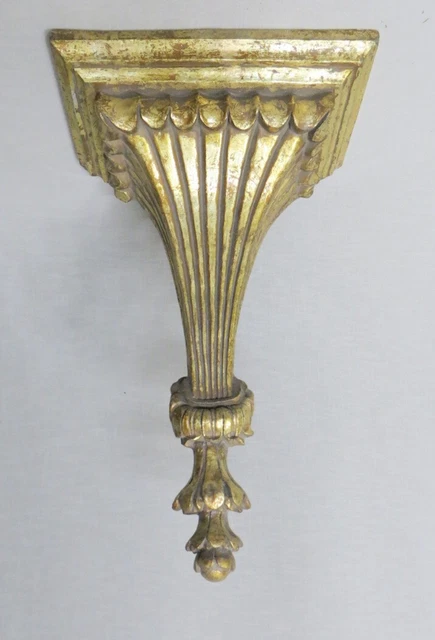 Italian Antique Gilded Corbel, Sconce, Wall Shelf