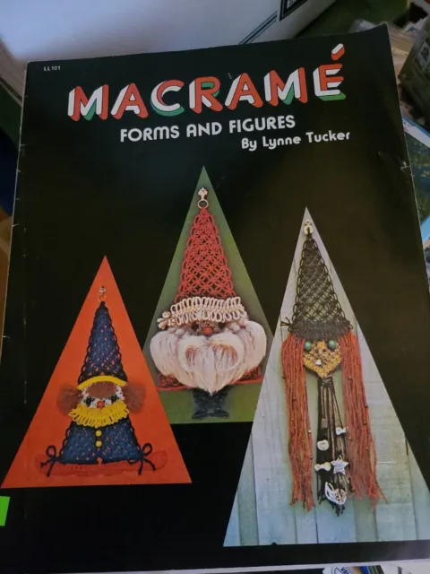 Formas y figuras de macrame - Lynne Tucker 1975 vintage
