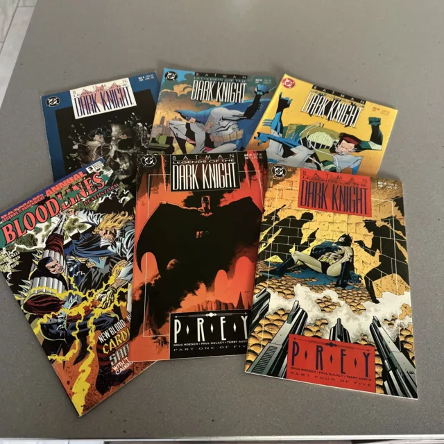 Lot Of 6 Batman Legends Of The Dark Knight DC Comics # 4 55 56 11 14 Annual 3