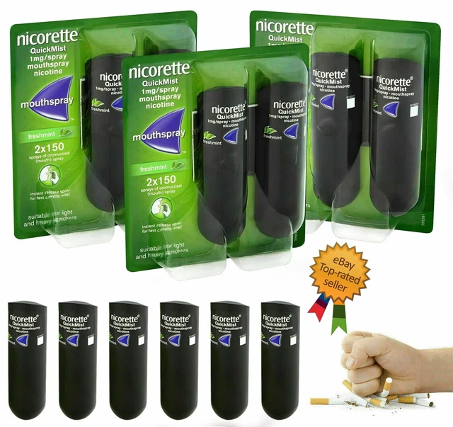 Quickmist mouthspray Freshmint 2 x 150 ((Expiry 2024)) Pack 3