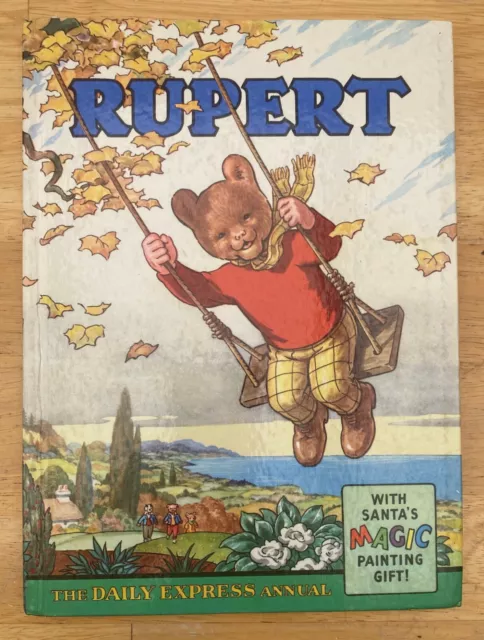 Rupert Annual 1961 Not inscribed Not price clipped Magic Paintings done VG/Fine