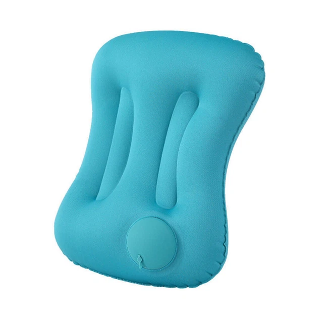 Travel Back Cushion Inflatable Pillow Camp Pillow Car Neck Pillow Portable