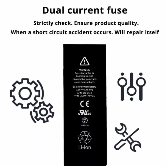 Ersatz Akku mAh für Original Apple iPhone 6/ 6s Batterie Battery Accu 3