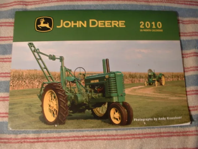 Vintage Tractor 2010 16 month John Deere Tractors Calendar