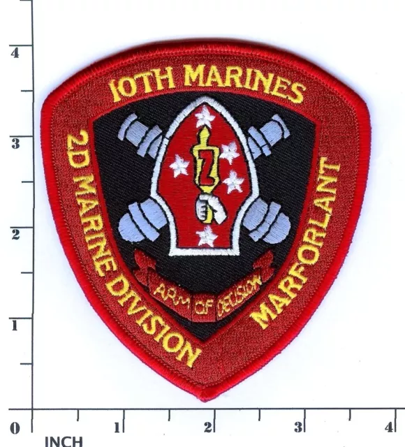 USMC 10th Marine Regiment ARTILLERY 10th Marines PATCH Arm of Decision! OIF OEF