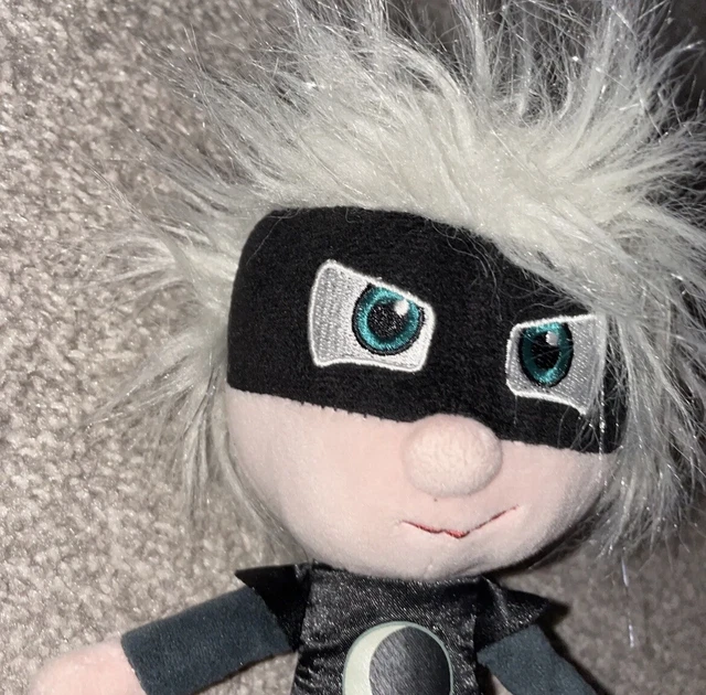 PJ MASKS LUNA Girl Moon Black 9” 23cm Plush Soft Toy Tinsel Hair Disney