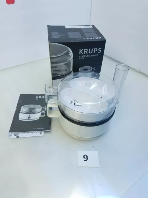 Krups Egg Express F230 Cooker Boiler Poacher Hard Soft Medium Boiled Tested  